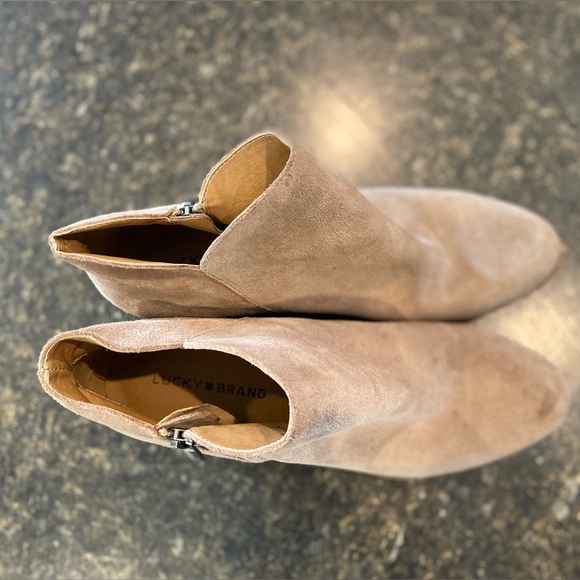 Lucky Brand Tan Booties - Size 10 - Picture 2 of 7